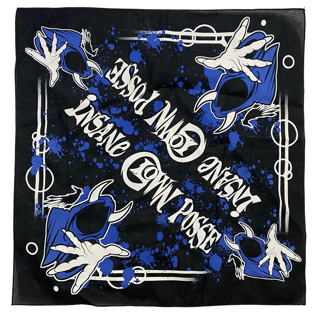 "The Wraith Blue" Bandana In Black - Image 2