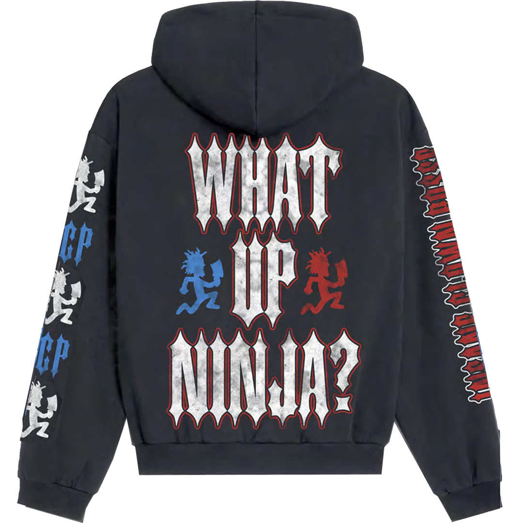 "What Up Ninja" Zip Hoodie - Image 2