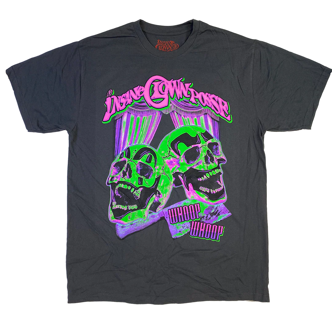 "Whoop Whoop Skulls" T-Shirt In Steel Grey