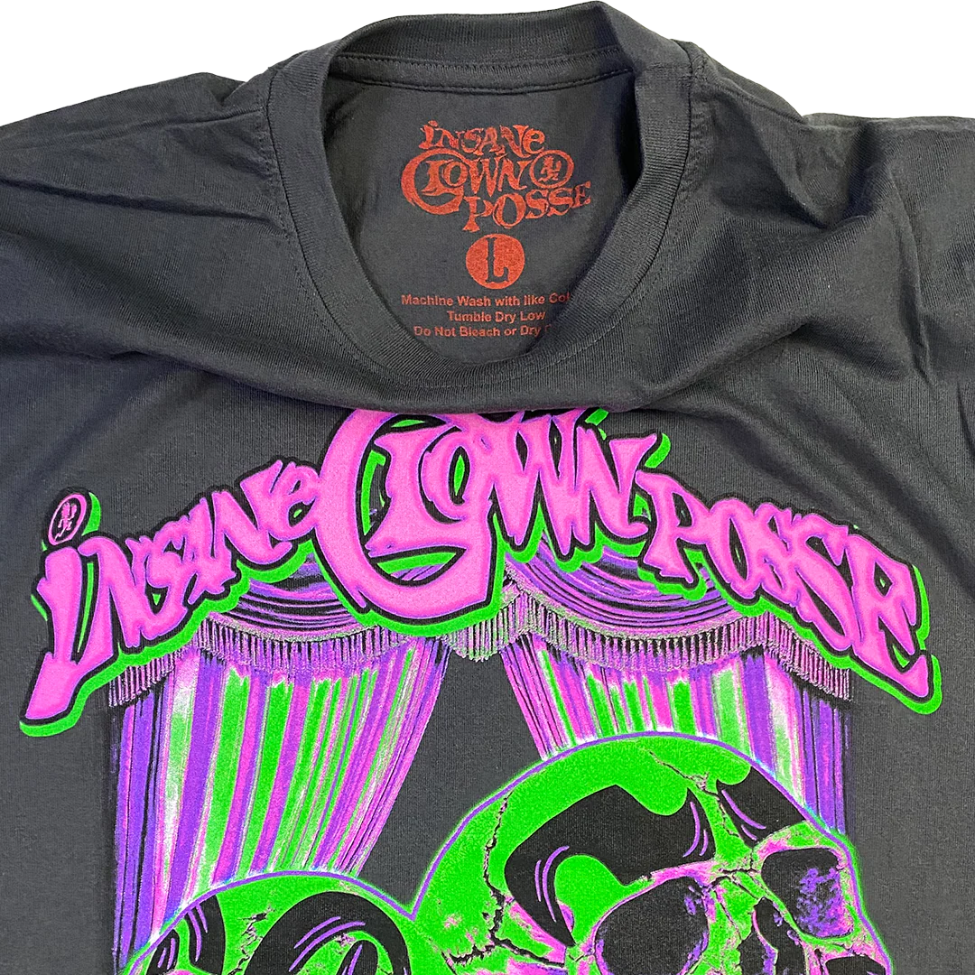 "Whoop Whoop Skulls" T-Shirt In Steel Grey - Image 3