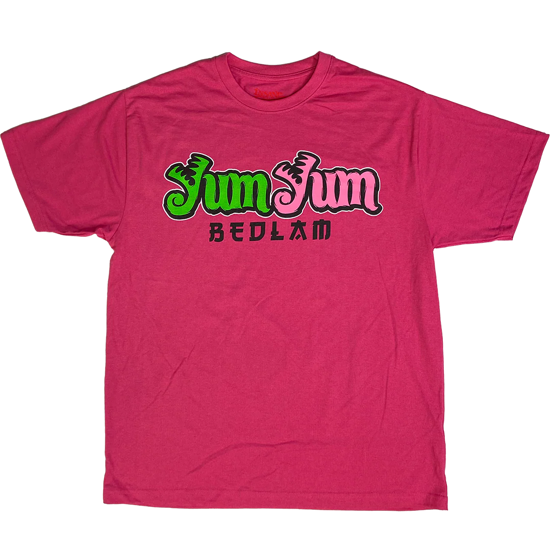 "Yum Yum Bedlam" T-Shirt In Pink