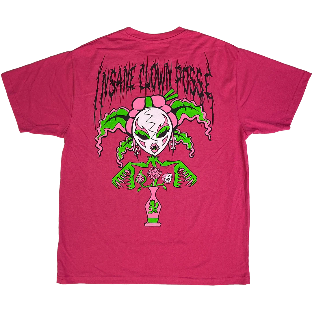 "Yum Yum Bedlam" T-Shirt In Pink - Image 3