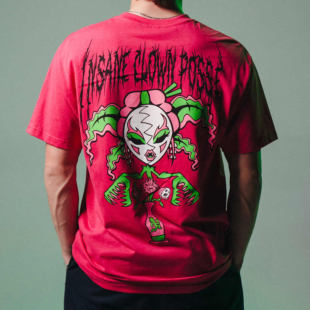 "Yum Yum Bedlam" T-Shirt In Pink - Image 5