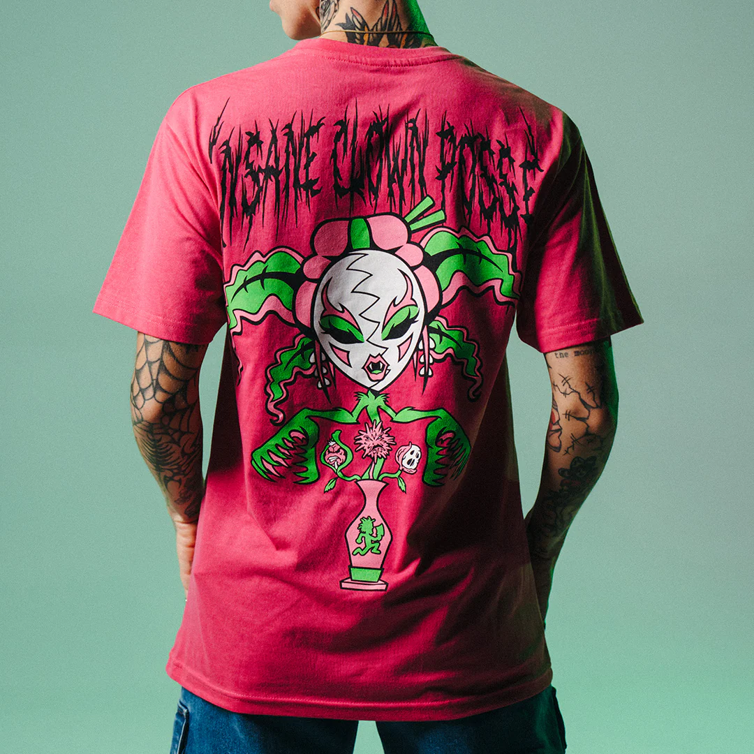 "Yum Yum Bedlam" T-Shirt In Pink - Image 7